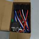 APIELE 4 Pin 12V 40A Relay with 30A Fuse DC SPST Fused Normally Open 1NO, 14 AWG Harness Socket for Car Truck Motor (6 Pack)