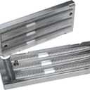 Soft Plasti Mold Lure Making Injection Molds Fishing Lures Aluminum Quality Soft Plastic Molds Bait Making Injection Mold for Anglers Fishing Lovers (5'', 3 Cavity)