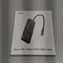 Acer USB C Docking Station Dual Monitor with 2 HDMI, 9-in-1 Laptop Docking Station with 4K@60Hz HDMI, USB A&C 3.0, SD/Micro SD, 100W PD, USB C Dock Compatible with Acer/Dell XPS/HP/Mac/Surface (15cm)