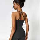 Workout Sets for Women 2 Piece High Waisted Seamless Butt Lifting Shorts Gym Yoga Outfit Stretchy Sports Bra Sets (M)