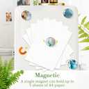 2 x MORCART 16PCS Fridge Magnets, Marble Magnets Decoration for Refrigerator Locker Whiteboard Decorative Magnetic Board Cabinets Classroom Office Cubicle (Marbling)