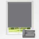 LazBlinds No Drill Blackout Roller Shades, 45" W x 72" H, Grey
2-Minute Ultra-Fast Installation, Cordless Design, Thermal Insulated Fabric, UV Protection, For Home & Office Indoor Windows