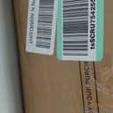 6-Tier Slim Rolling Storage Cart, 22.8W x 10D x 61H inches, Metal Utility Organizer with Wheels, Black