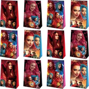 Optiacan 12pcs Rise of Red Goodie Bags, Descendants Themed Party Bags for Boys Girls Kids Party Decorations (12)