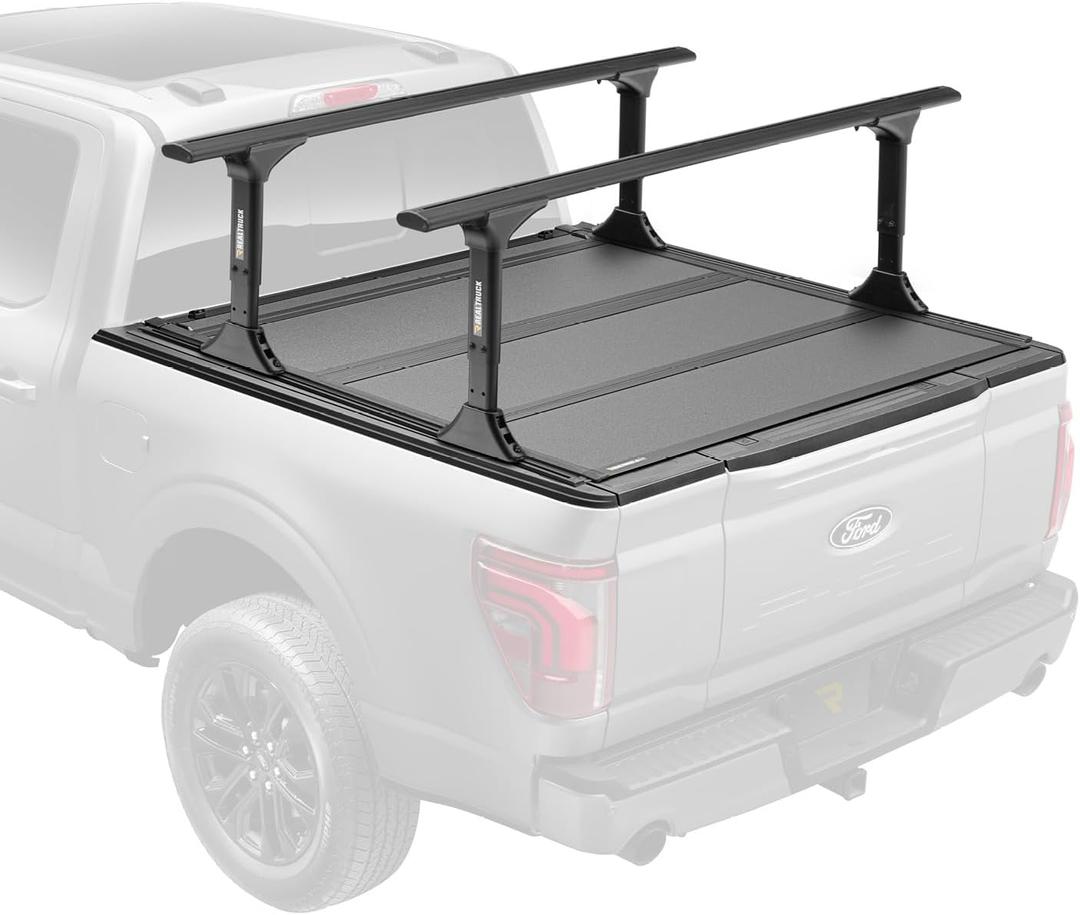 RealTruck BAK MX4 TS Hard Folding Truck Bed Tonneau Cover | 449427TS | Fits 2016-2023 Toyota Tacoma w/Track System 6' 2" Bed (74.4")