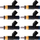 TRQ Fuel Injector Set Fits 2005-2018 Chrysler 2006-2018 Dodge Jeep 2011-2018 Ram, 8 Pack
