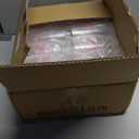 Pickmesh 24 Pcs Christmas Plastic Cups Bulk 13.5 oz Reusable Cups with Lid and Straw Pink Cold Drink Coffee Water Beverage Tumbler Gifts for Adults Xmas Party Favor Holiday Supplies