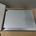 Dog Door for Wall, Energy Efficient French Doggy Door with Aluminum Frame, Telescoping Tunnel, Magnetic Flaps and Sliding Lock Panel, Easy Install for Walls 4"- 7 7/8" Thick, Large (up to 80 lbs)