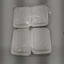 4 Pieces Pill Organizer Reusable Pocket Pill Case Portable Open Pill Pouch Silicone Small Pill Box Pill Container Pill Holder Pill Bags Organizing Medication, Vitamins, and Tablets for Travel (White)