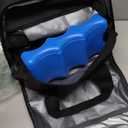 OCKLILY Pump Bag for Spectra S1 S2, Wearable Breast Pump Bags with Ice Pack, Pumping Bag with Waterproof Mat for Pump Accessories, Insulated Bottle Bags for Work Travel and Family, Black