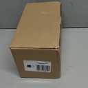 rejomiik 2 Pack Qtip Holder Thick Glass Apothecary Jars with Lid for Bathroom Accessories Vanity Organizers and Makeup Storage for Cotton Ball, Swabs, Makeup Sponges, Candy, Jewelry, Clear (White)