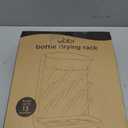 Ubbi Vertical Baby Bottle Drying Rack, Space Saving Countertop Drying Rack Baby Accessory, Gray