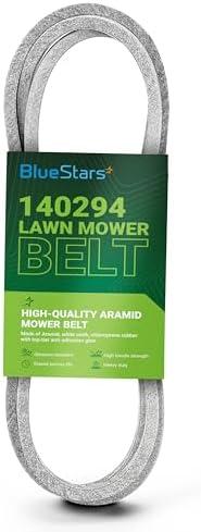BlueStars 140294 Mower Ground Drive Belt - Fits 42" 44" Deck AYP Husqvarna Craftsman Ride Mower - Replaces 531300768 532140294 24103 140067 161597 | Aramid Cord | 1/2" x 82"