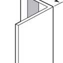 Prime-Line U 10081 Corner Shield with Tape, 3/4 in. X 48 in. (Single Pack)