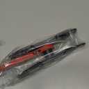 Deflife Brake Caliper Press Tool, Car Ratcheting Brake Caliper Piston Spreader Press Tool with 2 pcs Steel Plates, Red