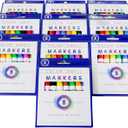 Color Swell Washable Bulk Markers 10 Boxes of 8 Vibrant Colors Are Perfect for Teachers, Kids, Parties, and Classrooms