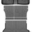 Floor Mat & Cargo Mat for 2019-2024 Subaru Forester Backrest Mats All Weather Floor Liners with Rear Trunk Mat for 19-24 Subaru Forester Accessories(Not Fit Model with Subwoofer in the Trunk)