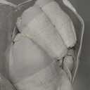 IVAPUPU Pinch Pleated Linen Blackout Curtains for Bedroom, Natural Full Black Out Curtains 84 Inches Long for Living Room Darkening Thermal Insulated Neutral Pleat Drapes with 16 Hooks, 2 Panels