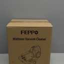 FEPPO Mattress Vacuum Cleaner, 16Kpa Bed Vacuum Cleaner with 253.7nm UV-C Light, 140F Heat, HEPA Filter & Ultrasonic, Versatile Handheld Vacuums for Bed, Sofa, Couch, Crib(Corded, 500W) (Violetgrey)