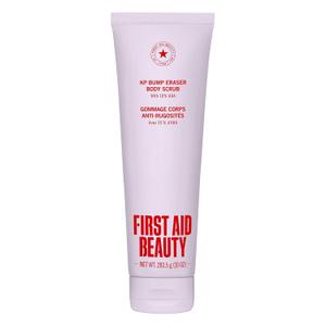 First Aid Beauty KP Bump Eraser Body Scrub, 10% AHA Keratosis Pilaris Exfoliator (Glycolic & Lactic Acid) Treatment for Strawberry Legs, Razor Bumps & Rough Bumpy Skin, Safe for Sensitive Skin