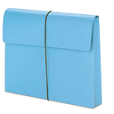Smead® Color Expanding Wallets, 2" Expansion, Letter Size, Blue, Box Of 10
