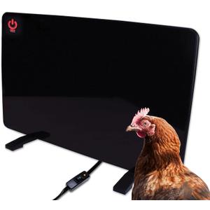 Cozy Chickens Coop, Flat-Panel Radiant Heater with Thermal Protector, Energy-Efficient, Easy to Install, Ideal for Small Animals, Chicken Coop Accessories, 150 Watts