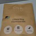 King Pillow Cases Set of 2 - Ultra Soft Hotel Quality Pillowcase Covers - Comfy, Cozy & Wrinkle Free - Shrinkage, Stain & Fade Resistant - Machine Washable Pillow Protectors - 2 Piece Set - Sage Green