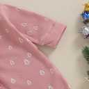 Halloween Baby Boy Girl Outfit Pumpkin Long Sleeve Onesie Romper Jumpsuit Halloween Clothes Girl Boy (Newborn, Pink Christmas Tree)