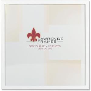 Lawrence Frames 755812 White Wood Picture Frame, 12x12