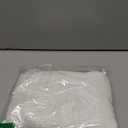 LAMIT Short Linen Curtains 36 Inch Length for Cafe, Ivory Semi Sheer Small Kitchen Window Curtains Over Sink, Light Filtering Rod Pocket Drapes for RV/Half Window, 2 Panels, 42 x 36 Inch