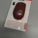 Lenovo 530 Full Size Wireless Computer Mouse for PC, Laptop, Computer with Windows - 2.4 GHz Nano USB Receiver - Ambidextrous Design - 12 Months Battery Life - Cherry Red
