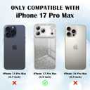 Newseego for iPhone 17 Pro Max Case, Luxury Glitter Sparkly Rhinestone Plating Clear Case with Bling Camera Lens Protector for Women Girls Soft TPU Bumper Shockproof Cover for iPhone 17 Pro Max-Silver