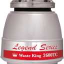 Waste King L-2600TC Controlled Activation 1/2 HP Garbage Disposal with Safer Controlled Griding, Power Cord Included, 1/2 Hp - Batch Feed