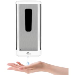Automatic Hand Sanitizer Dispenser, Jewaytec 1000ML Wall Mounted Stainless Soap Dispenser Touchless Auto Liquid Dispenser for Office, Home, Restaurant
