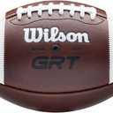 WILSON GRT Game Football- Brown, Peewee Size