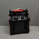 AgiiMan Outdoor Heater for Patio, 1500W Portable Electric Heater with Tip-Over & Overheat Protection, Space Heaters with 3 Heating Modes and Quiet Fan for Garage, Greenhouse, Indoor Outdoor Safe Use (Cinnabar)