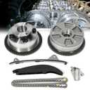 24350-2E700 Timing Chain Kit, w/VVT Camshaft Sprockets Intake & Exhaust, Fits for 2017-2021 Hyundai Elantra Kona Veloster, 2017-2022 Kia Forte 2.0L - Replace 243212E010 24410-2E000 244102E000