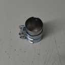 X AUTOHAUX Exhaust Pipe Sleeve Connector Clamp Coupler for VW Golf Jetta Passat 62 x 94 mm