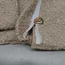 FUTEI Pack of 2 Khaki Decorative Throw Pillow Covers 20x20 Inch Soft Cozy Solid Boucle Textured Cushion Case,Modern Home Decor for Couch Bed Living Room