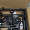 Collapsible Wagon Cart Foldable Beach Wagon with All-Terrain Wheels - 380 LBS Heavy Duty Grocery Cart for Shopping, Beach, Camping, Sports, Garden (Black)