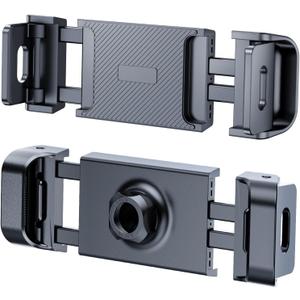 eSamcore Large Universal Tablet clamp, 0.8" (20mm) Depth Mount Clip Fits All 17mm Ball Joint Car/Desk/Bed/Floor Tablet Stand Holder Mount Compatible with 6"-12.9" iPad/Galaxy Tab/Foldable Phone