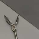 FTH All Stainless Steel Grabber Reacher Pickup Tool Heavy Duty Trash Picker Log BBQ Fireplace pits Snake Tongs Plogging Tool (60 Inch)