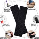Stair Treads for Wooden Steps 15pcs - 8x30in Carpet Stairs Runner Indoor Non-Slip Stair Mats for Kids Elders and Pets Black