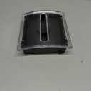 1 Pcs Pop Up Sticky Note Dispenser Sticky Note Holder Pop Up Note Dispenser Transparent Top for 3 x 3 Inch Sticky Notes School Office Home Store Black Base Clear Top (1)