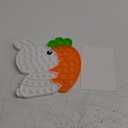Easter Bunny Poppers, Bunny Carrot Pop Bubble Fidget Sensory Toy, Puzzle Popper, Easter Gifts for Kids,Toddler, Easter Basket for Toddlers Girl, Easter Toys, Stocking Easter Basket Stuffers (White)