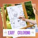 Cindeer 6 Packs 8 x 10 Inches Halloween Pre Drawn Canvas for Adult Framed Pumpkin Witch Bundle Stretched Painting Canvas DIY Halloween Acrylic Pouring and Oil Painting Party Favor(Novel)