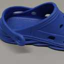 HOBIBEAR Boys and Girls Classic Graphic Kids Garden Clogs Slip on Water Shoes (Blue-Size 3 Little Kid), Size 34