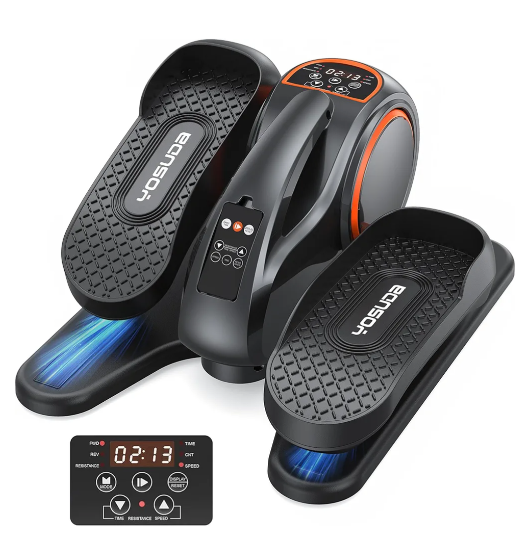 YOSUDA Under Desk Elliptical,Ellipse Leg Exerciser for Seniors Fully Assembled,Quiet & Portable Electric Seated Pedal Exerciser with 10 Level Resistances & Speeds,Remote Control YOSUDA Under Desk Elliptical,Ellipse Leg Exerciser for Seniors Fully Assembled,Quiet & Portable Electric Seated Pedal Exerciser with 10 Level Resistances & Speeds,Remote Control