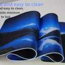 Large Mouse Pad 31.5x11.8 Inch, XXL Gaming Desk Mat with Non-Slip Rubber Base, Natural Scenery Design Mouse Pads for Desktop, Computer, Office & Home Use - Fits Keyboard and Laptop (Starry Mountain)