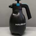 HAUSHOF Hand Pump Sprayer 1/2 Gallon, Pressure Garden Spray Bottle for Plants, Weeds, Flowers, Foam Sprayer Car Detailing with 2 Adjustable Nozzles, Lawn Watering & Outdoor Cleaning, 2L